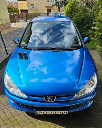 Peugeot 206 cena 7100 przebieg: 134092, rok produkcji 2007 z Poznań małe 154